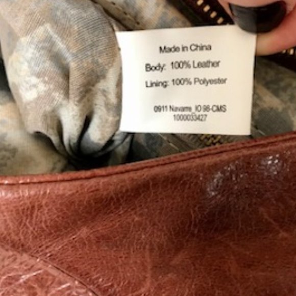 Elliott Lucca Leather Chevron Bag - Picture 11 of 12